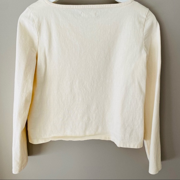 Madewell 'Queens' Graphic Top Cream Sz XS - Picture 9 of 9